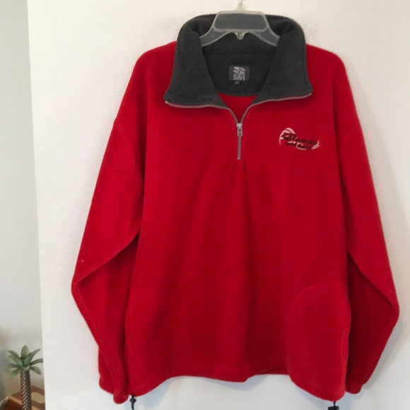 SWEATSHIRT GLAMIS SAND DUNES RED XL BY SAVI EXCELLENT CONDITION! NICE & HEAVY - Picture 1 of 7